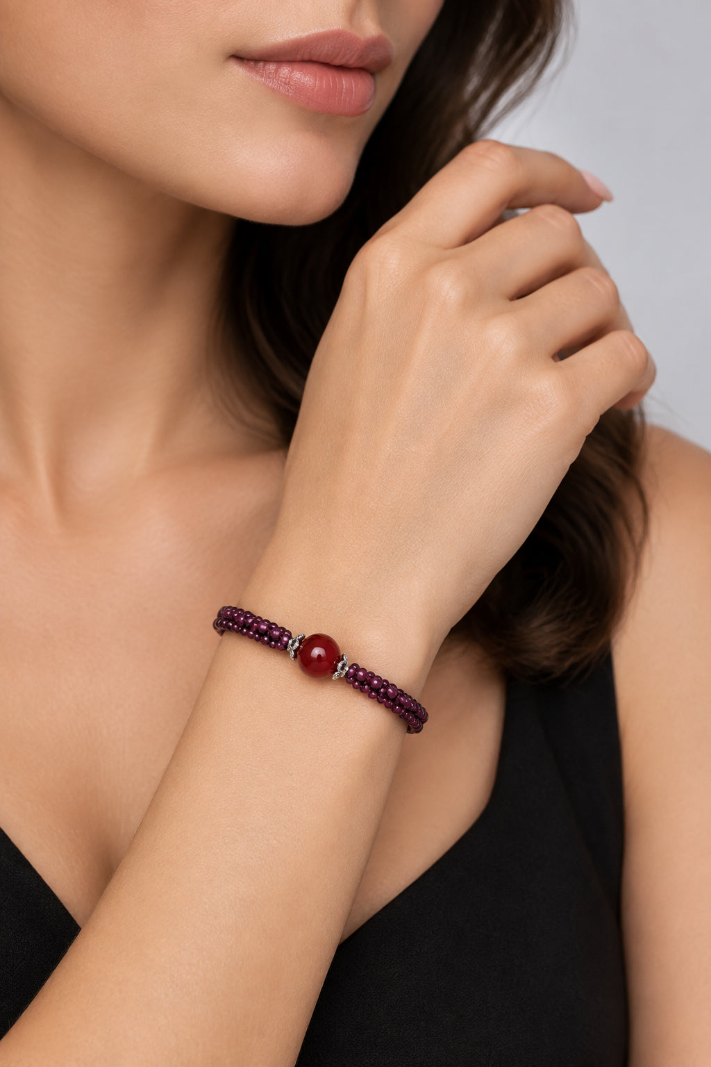 Bracelet Grenat