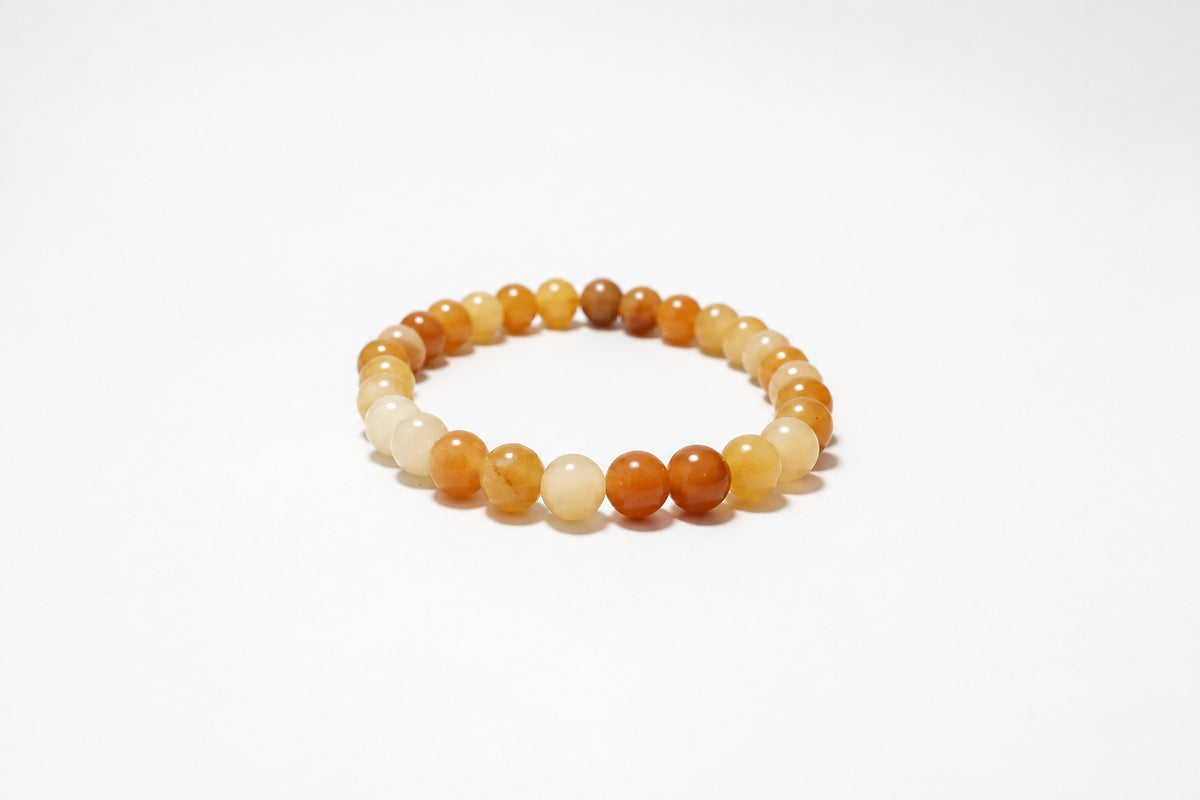 Bracelet Aventurine Orange Mixte