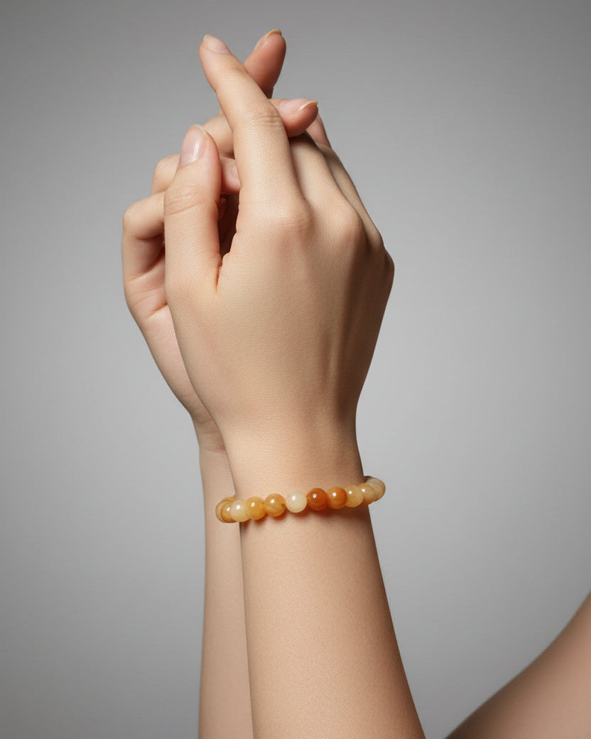 Bracelet Aventurine Orange Mixte