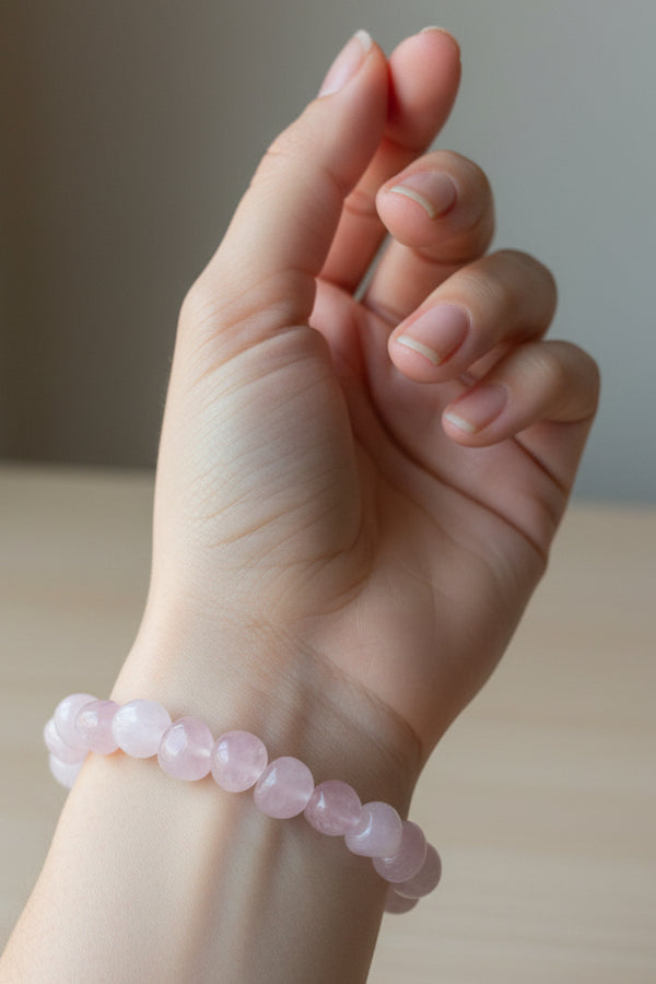 Pulseira Quartzo Rosa Livre