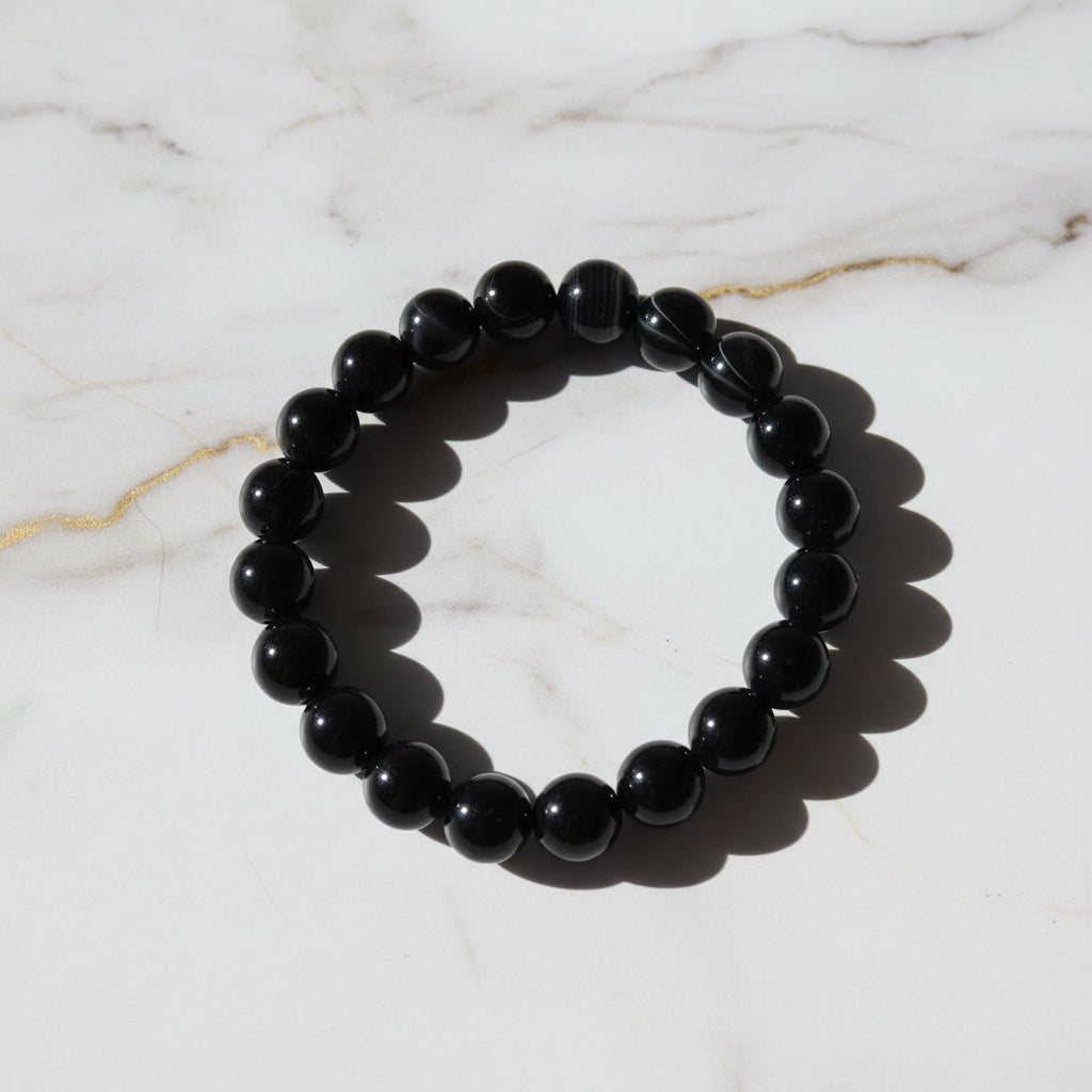 Pulseira Ágata Negra