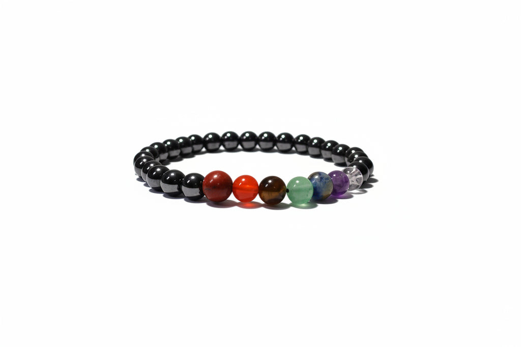 Bracelet de chakra en hématite