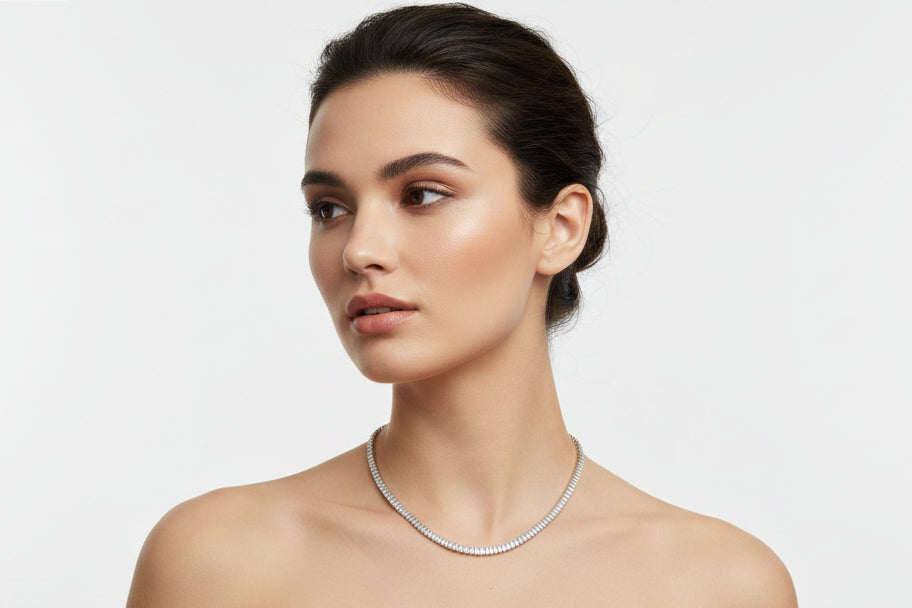 Collier ras de cou Zirconia