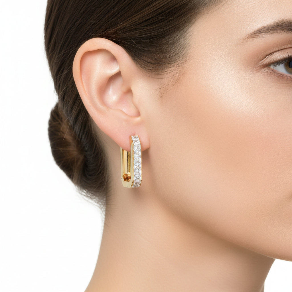Boucles d'oreilles créoles Mami
